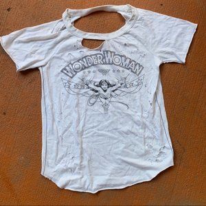 TRUNK Ltd. Wonder Woman distressed tee
